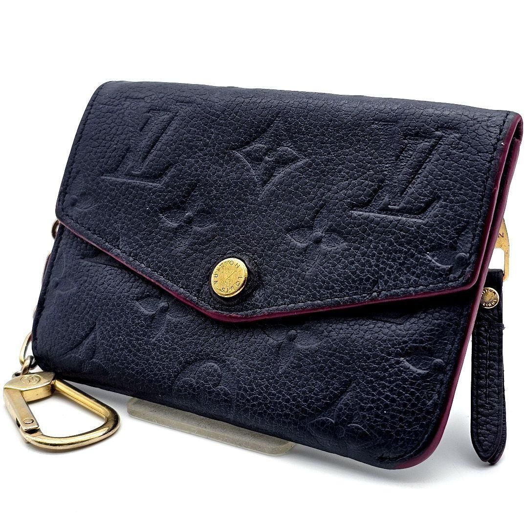 ルイヴィトン コインケース ポシェットクレ マリーヌルージュ ネイビー