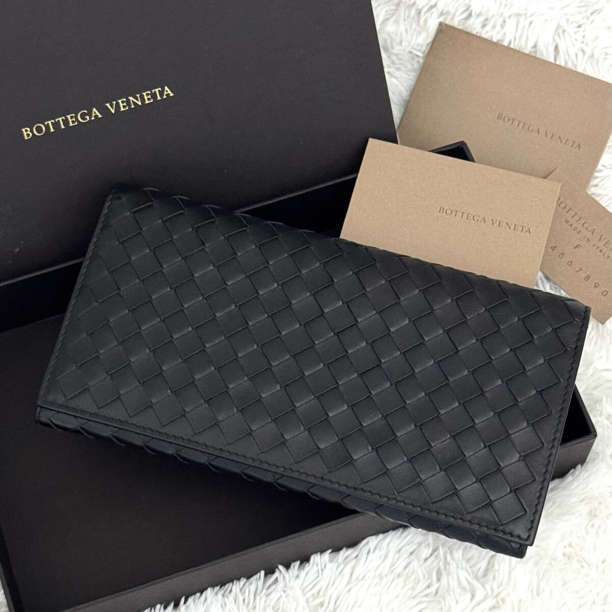 ☆極美品☆BOTTEGA VENETA ボッテガヴェネタ イントレ 財布 ピッコロ 長財布 イントレチャート