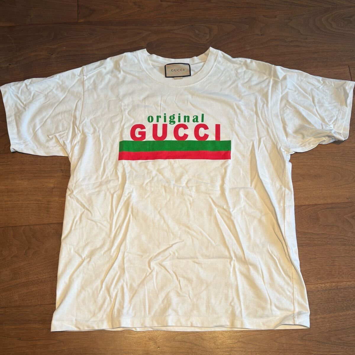 週末値下げ！ 本物保証 グッチ GUCCI オーバーサイズ ホワイト 白 616036 S