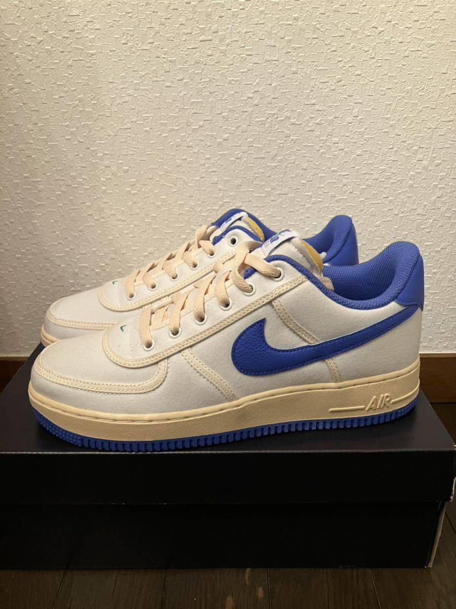 NIKE ナイキ エアフォース1 '07 ロー ウィメンズ28cm セイル　ブルー　ペールバニラ　AIR FORCE1 LOW