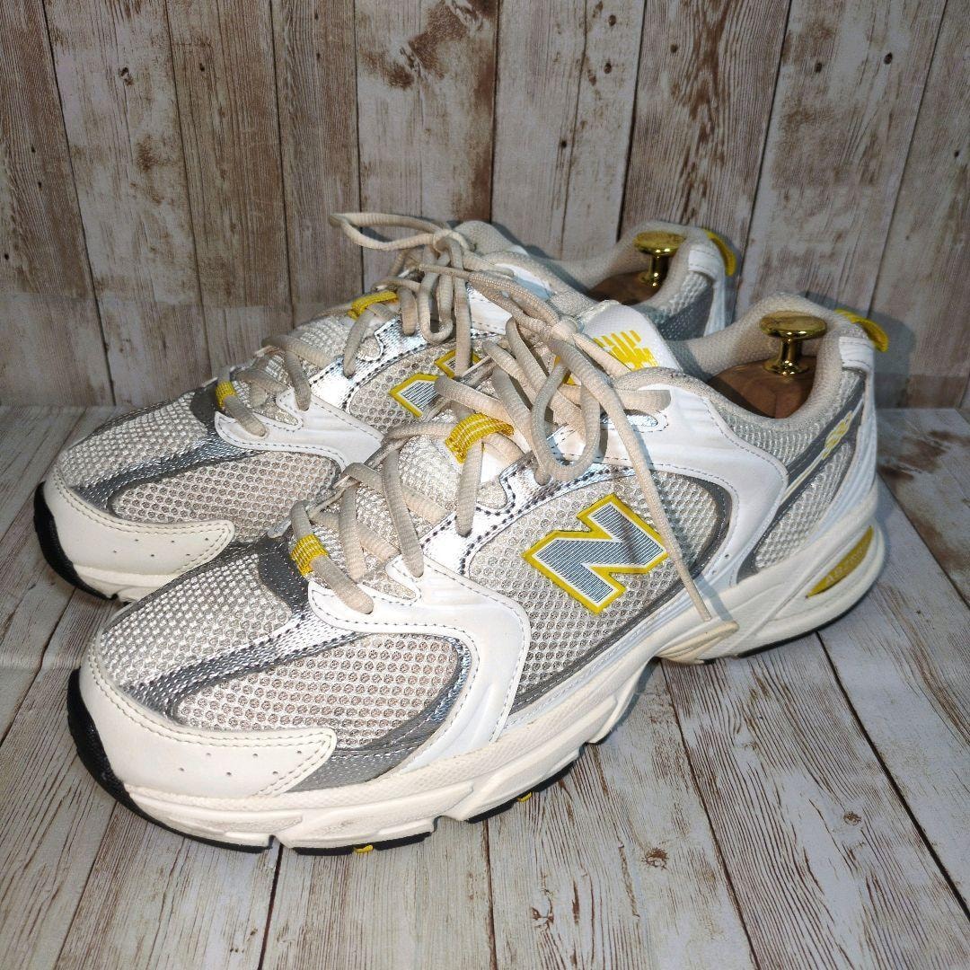 【New Balance for emmi】ニューバランス☆MR530SY☆スニーカー☆ランニングシューズ☆27.5cm☆ホワイト×イエロー×シルバー