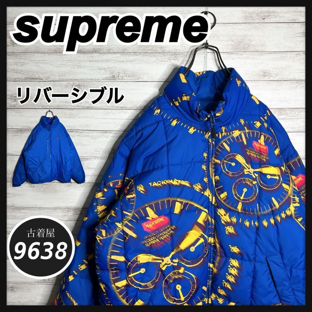 【入手困難!!】シュプリーム ダウンジャケット リバーシブル 刺繍
