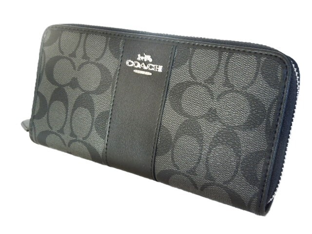 COACH 三つ折り財布 ウィン スモール ウォレット レザー グレー 楽天