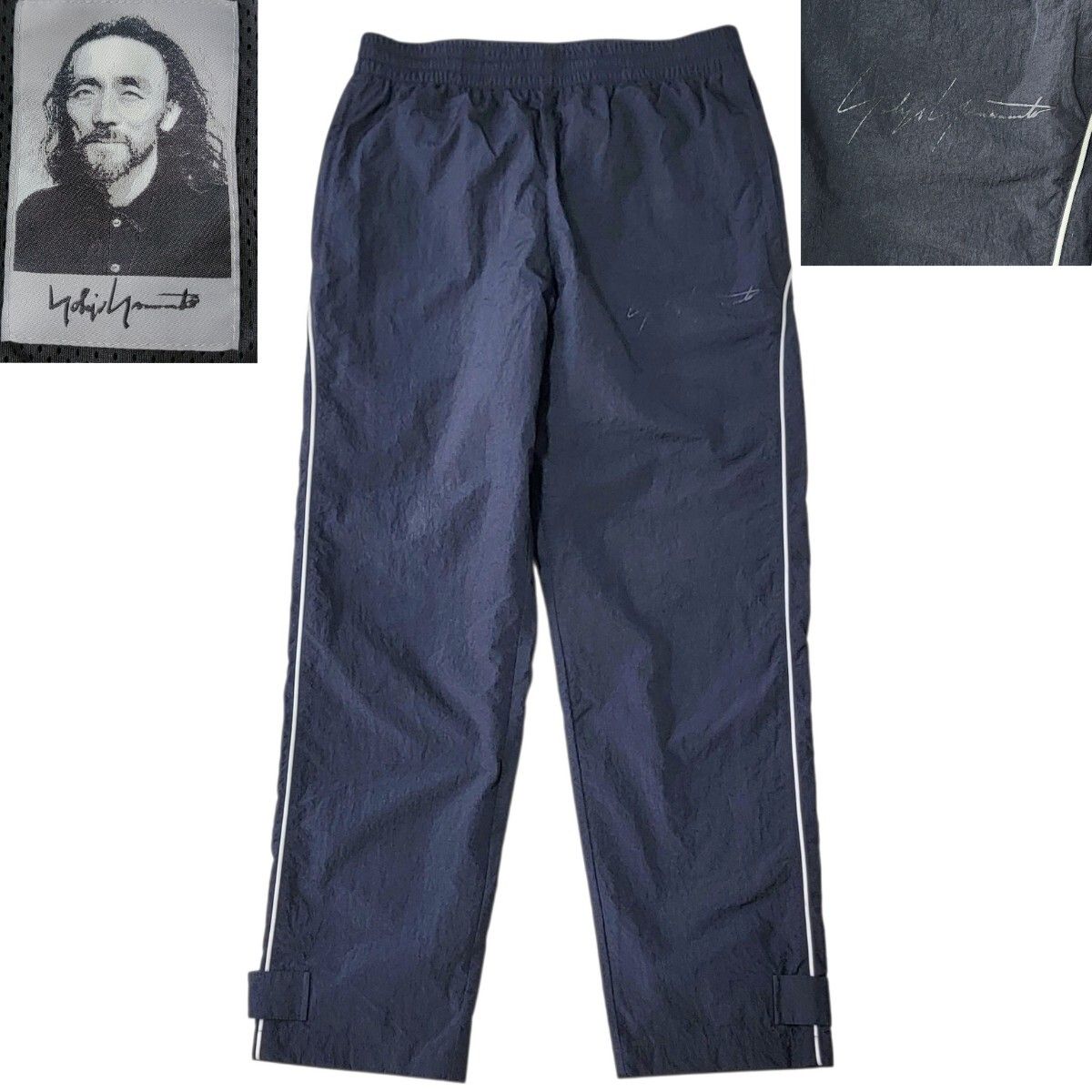 極美品 20AW ¥39,600 ヨウジヤマモト Yohji Yamamoto アディダス YY エクスクルーシブ YY PANTS ナイロンパンツ M 日本L程度 シャカシャカ