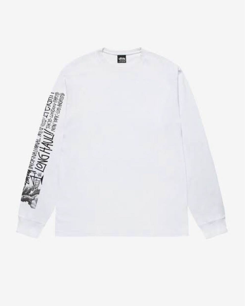 （L）25ss Stussy Long Haul L/S Tee White Lサイズ 未使用品 ステューシー ロンＴ　VENUS TEE ホワイト 白 ヴィーナス