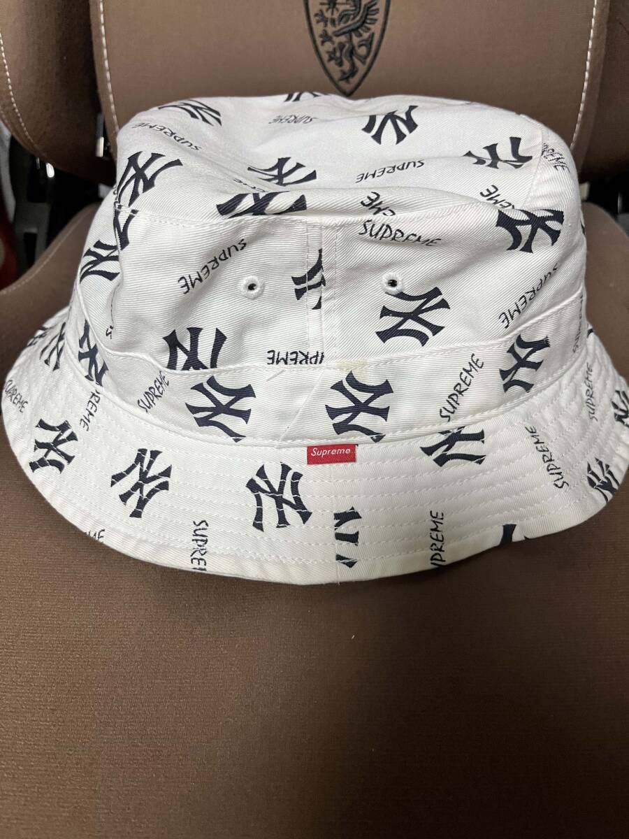 Supreme × New York Yankees 47 Brand Crusher M/L 2015SS シュプリーム ヤンキース ハット クラッシャー バケットハット hat