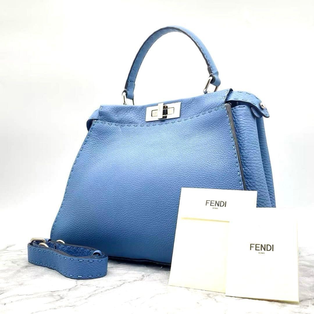 A (未使用に近い)】【未使用級】FENDI ピーカブー セレリア レギュラー 