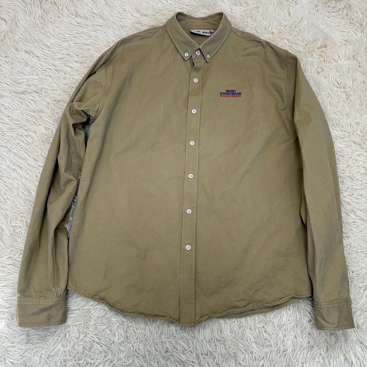 【Black Eye Patch】ブラックアイパッチ L シャツ 長袖 ベージュ