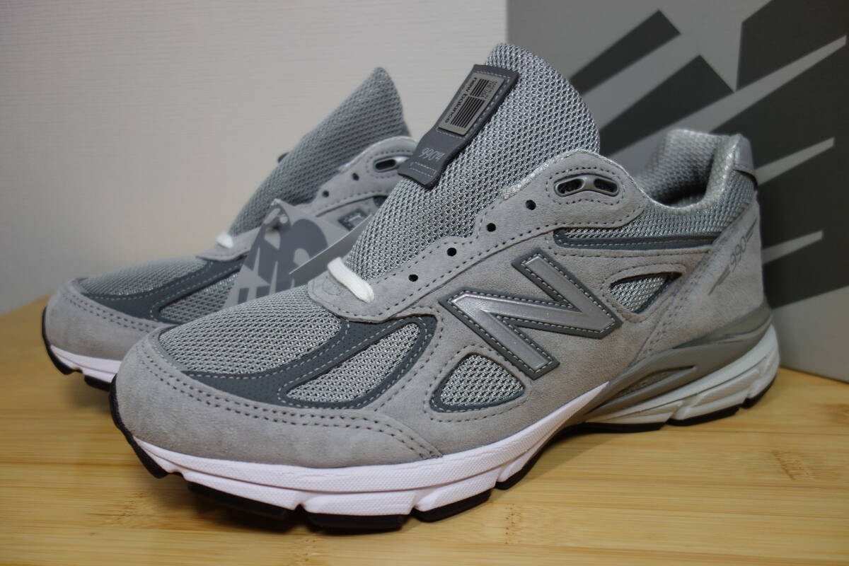 定価3.7万円 未使用 New Balance U990 GR4 26cm 灰 USA 576 990 991 992 993 996 997 998 1300 1400 1500 UK NV GY v1 v2 v3 v4 v5 v6 完売