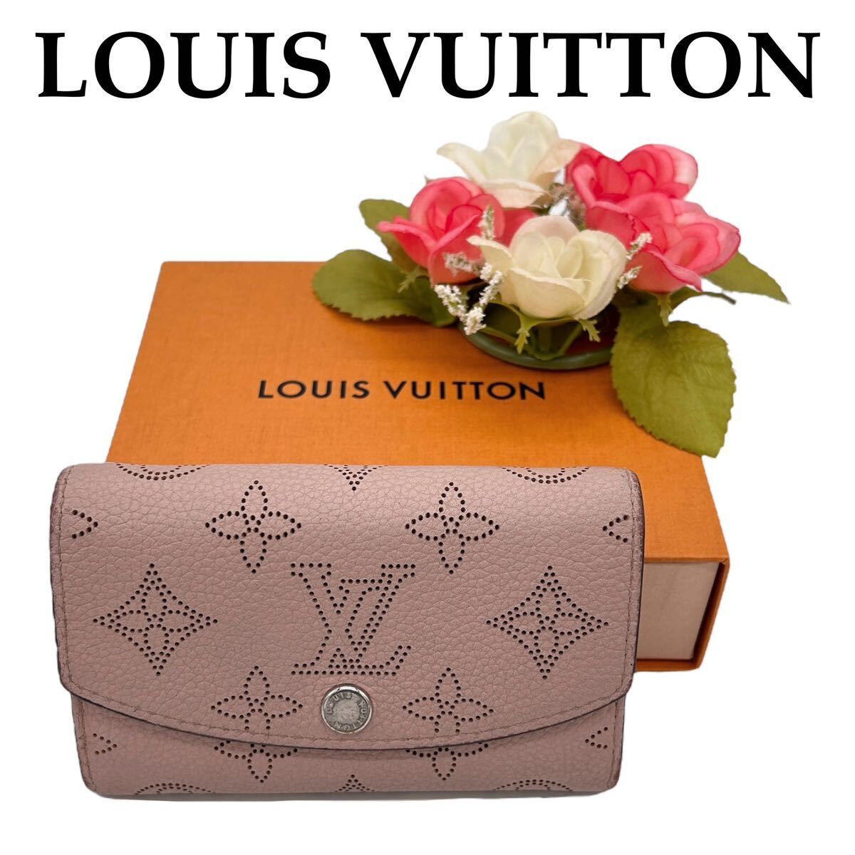 【美品!!】LOUIS VUITTON ルイヴィトン プルトモネ アナエ モノグラム マヒナ コインケース カードケース マグノリア ブランド 鑑定済み■