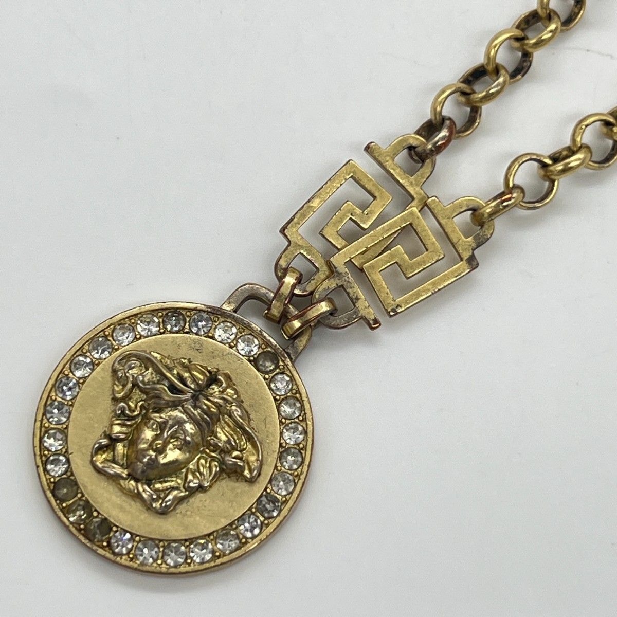 C (やや傷や汚れあり)】ヴェルサーチ VERSACE メデューサ サークル