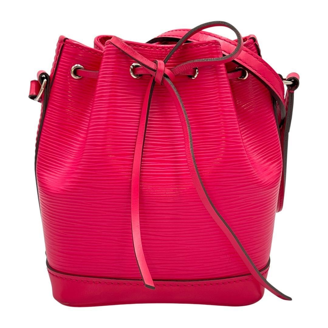 【美品】LOUIS VUITTON ルイヴィトン ショルダーバッグ ポシェット エピ ナノノエ ピンク 巾着