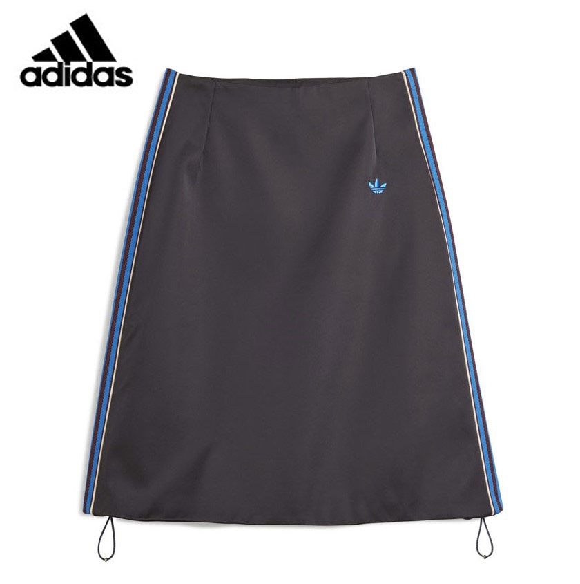 ○★新品未使用　adidas×WALES BONNER　WB W サテンスカート　S　ブラック★○