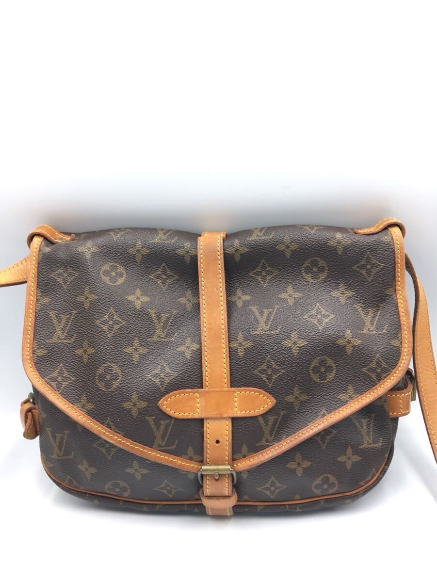 ルイヴィトン　モノグラム　ソミュール　ショルダーバッグ