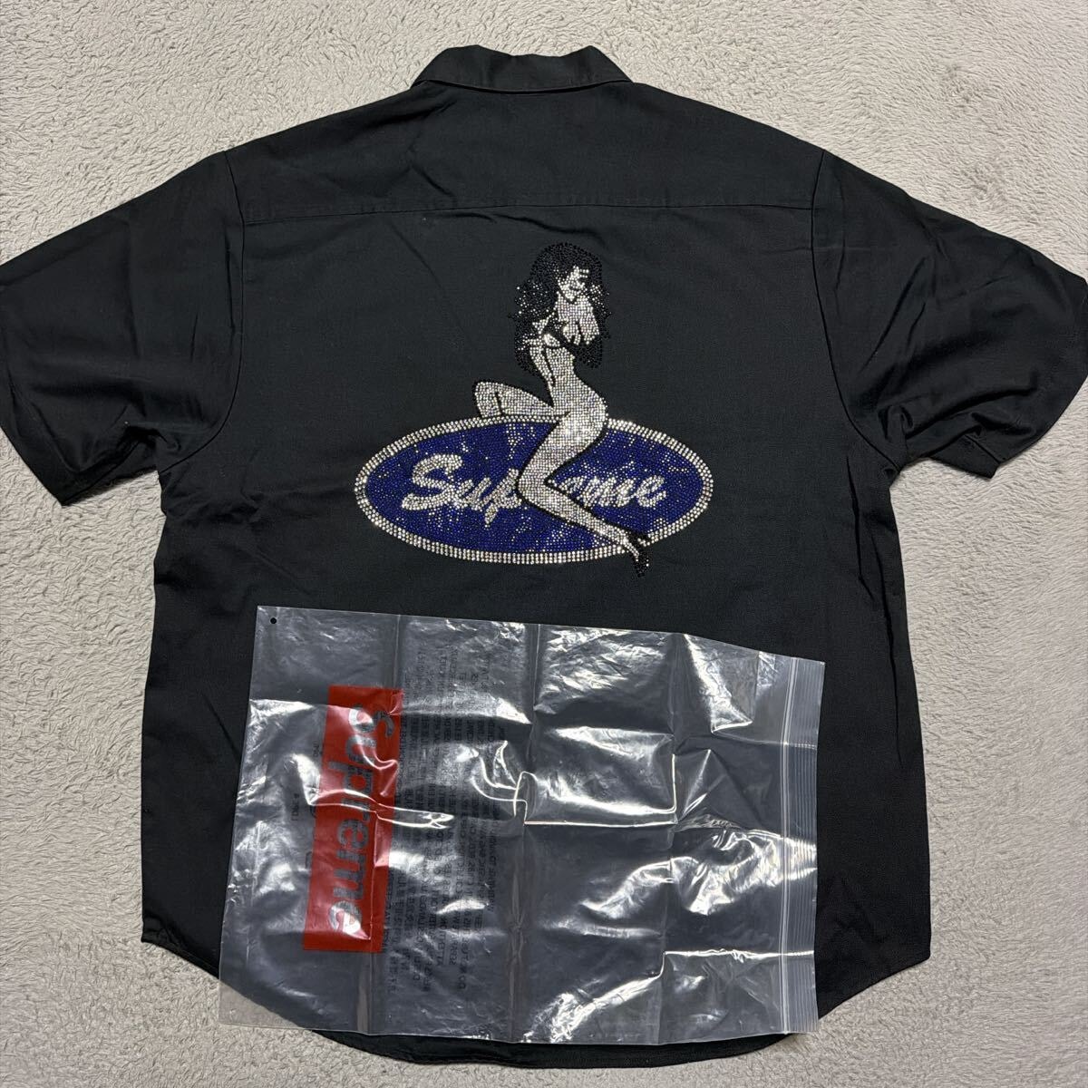 Supreme Mesh Panel Linen S/S Shirt 