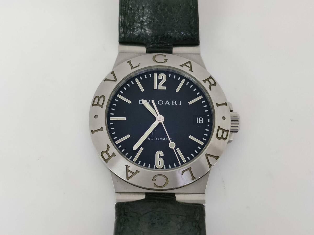 BVLGARI LCV35S 黒文字盤 腕時計 ブルガリ ディアゴノ　スポーツ