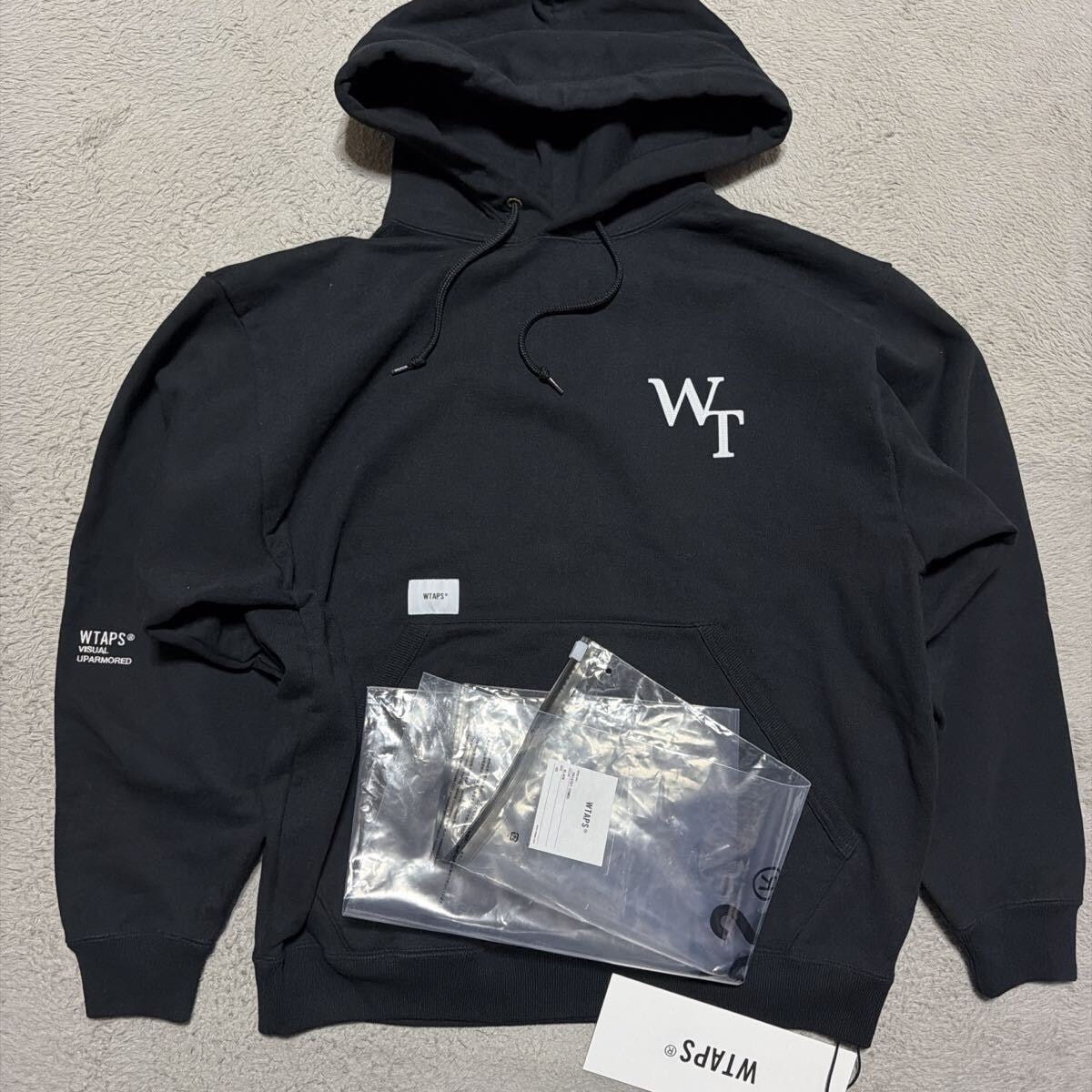 D (傷や汚れあり)】WTAPS ダブルタップス パーカー CROSS BONES HOODY