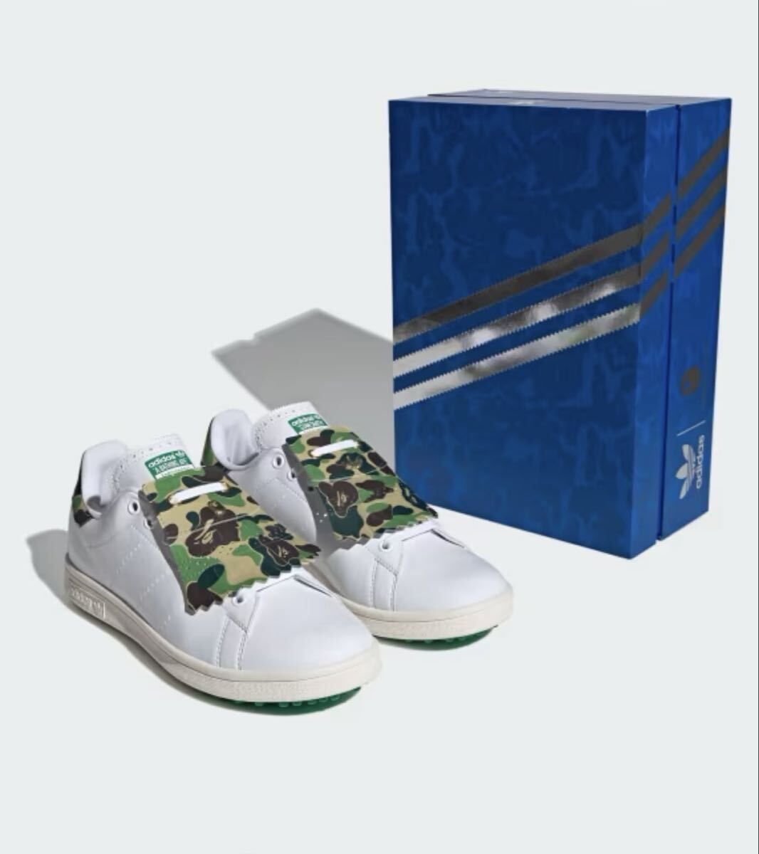 BAPE × adidas スタンスミス ゴルフ Stan Smith Golf サイズ 27.0cm 色 Cloud White/Cloud White/Green エイプ ベイプ アディダス 正規品