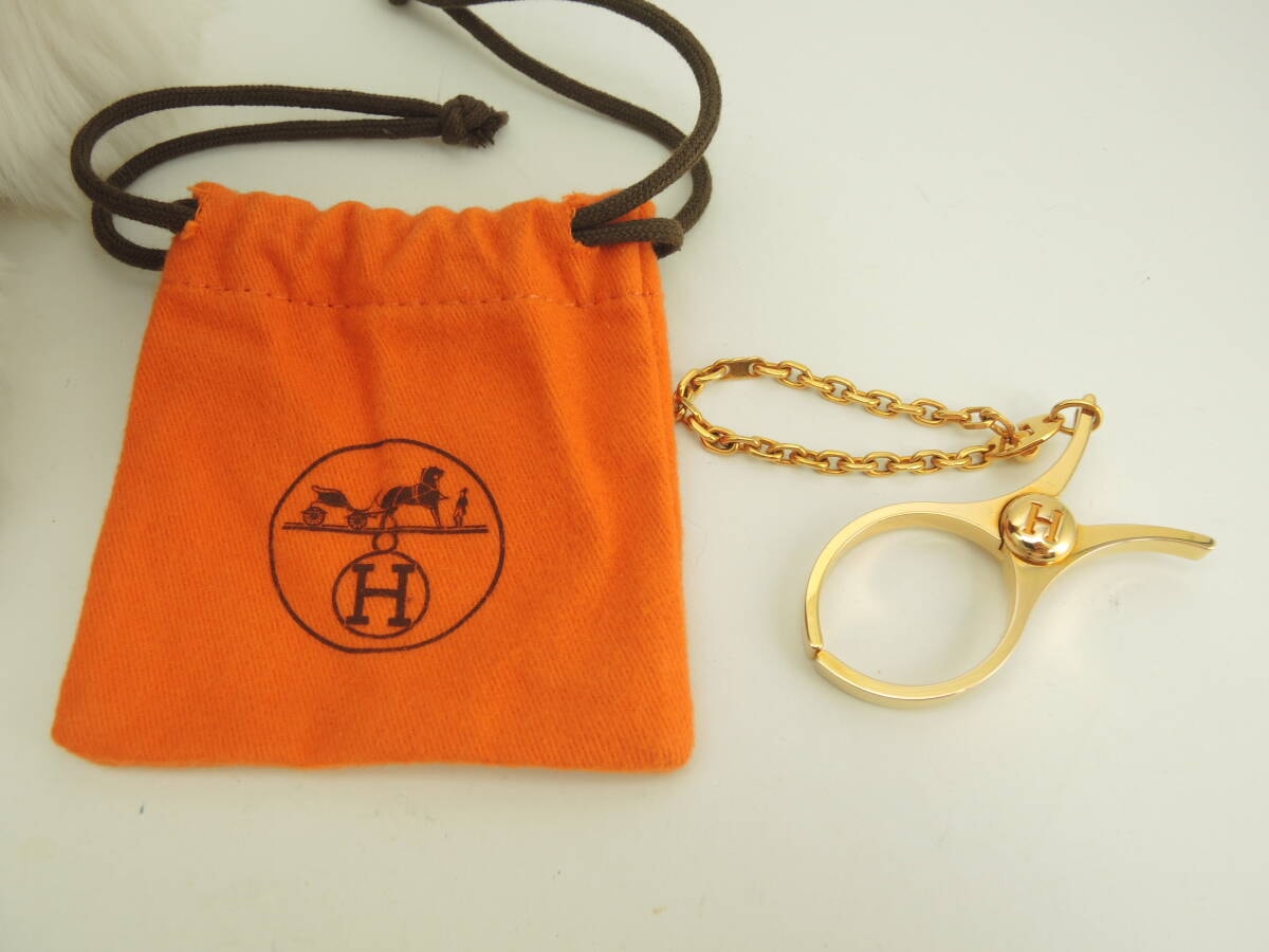 極美品】HERMES エルメス グローブホルダー 手袋ホルダー 箱付き