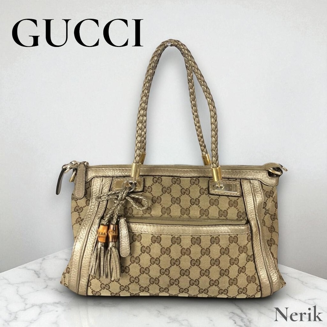 やや傷や汚れあり】【人気】 GUCCI グッチ GGキャンバス レザー やや傷や汚れあり】【人気】 GUCCI グッチ GGキャンバス レザー