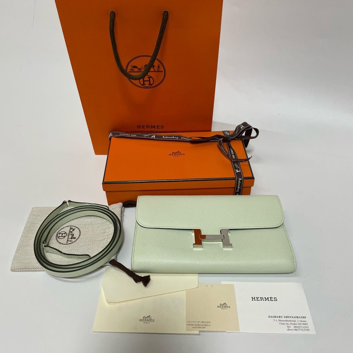 エルメスHERMESショルダーバッグ コンスタンス ロング トゥーゴー ヴェールフィズ コンスタンストゥーゴー ヴェールフィズ Used 