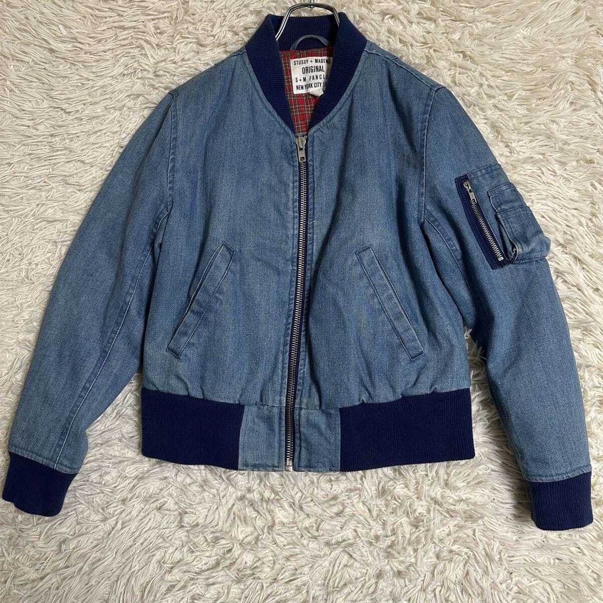 Stussy NOMA DENIM ZIP WORK JACKET 
