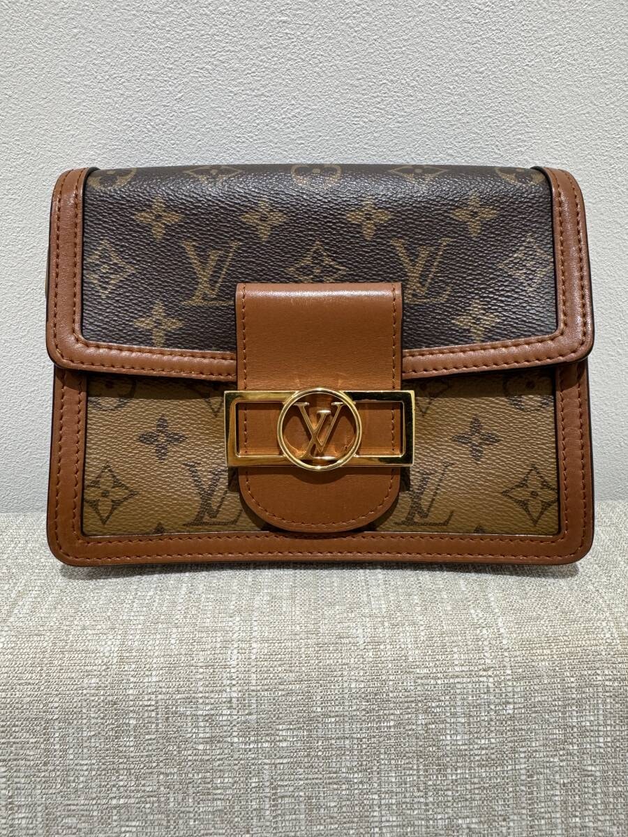 【希少・初期型】ルイヴィトン ドーフィーヌMINI モノグラム リバース RFIC反応＆年式タグあり Louis Vuitton