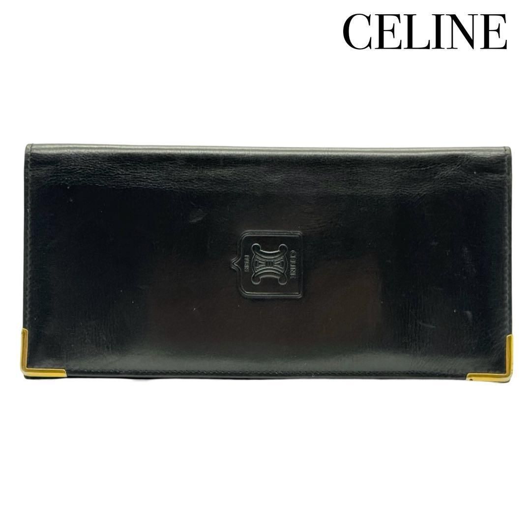 目立った傷や汚れなし】CELINE セリーヌ マカダム レザー 二
