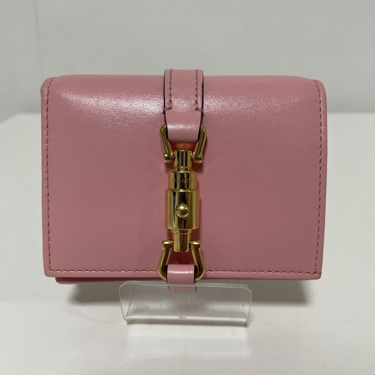A (未使用に近い)】極美品 GUCCI グッチ ジャッキー1961 二つ折り財布 
