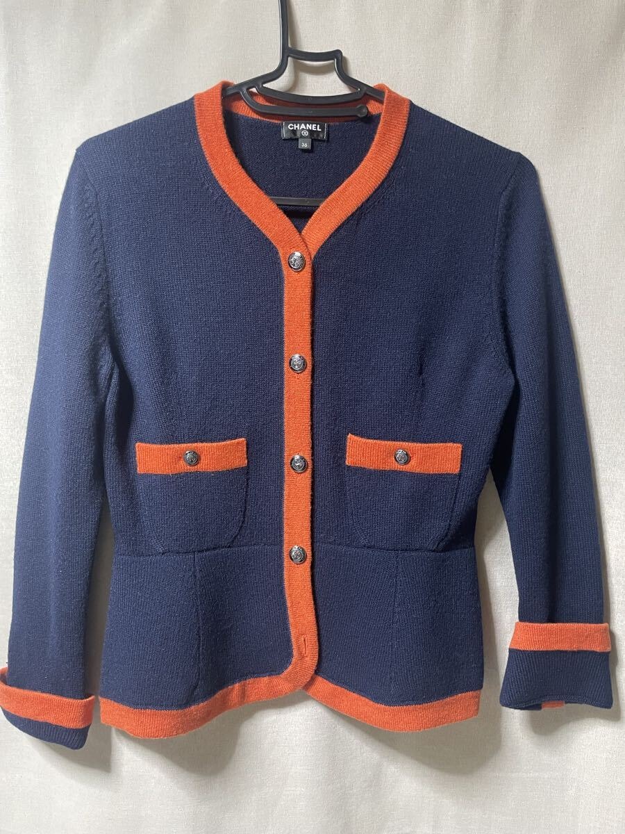 CHANEL シャネルカーディガン 2018年アンカーボタンカシミヤ