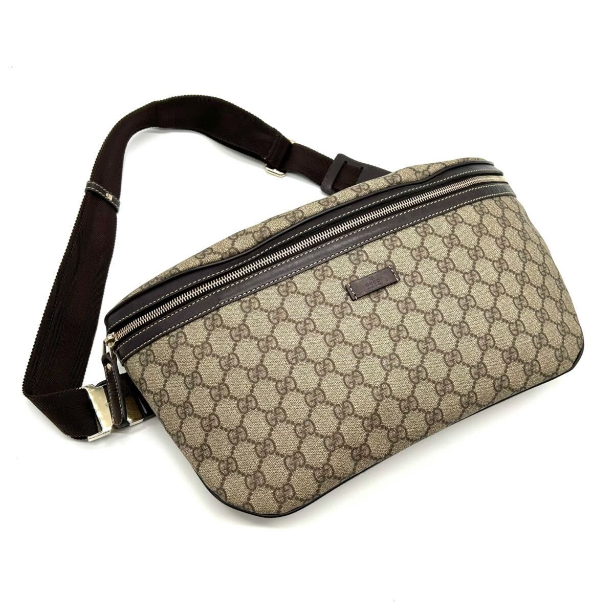 GUCCI GGスプリーム ボディバッグ 正規品 鑑定済