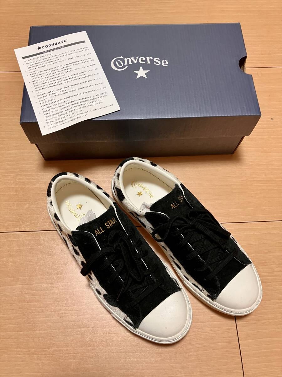 コンバース　「オールスター クップ DMファー OX」　CONVERSE 公式ショップ購入品　レディース　24cm　使用品　”送料無料”