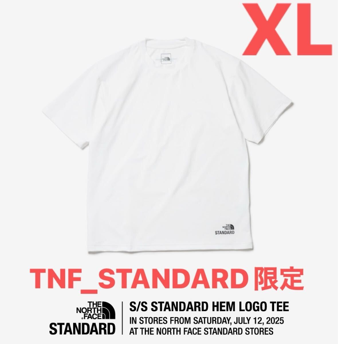 ノースフェイス STANDARD HEM LOGO TEE 新品 ノースフェイス スタンダード限定 Tシャツ【XXL】S/S STANDARD