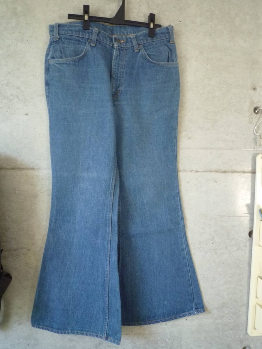 70s Levis 684 ベルボトム スレーキスタンプ W35 デニムパンツ 70s USA製 Levi's リーバイス 684 デニムパンツ w33 L30