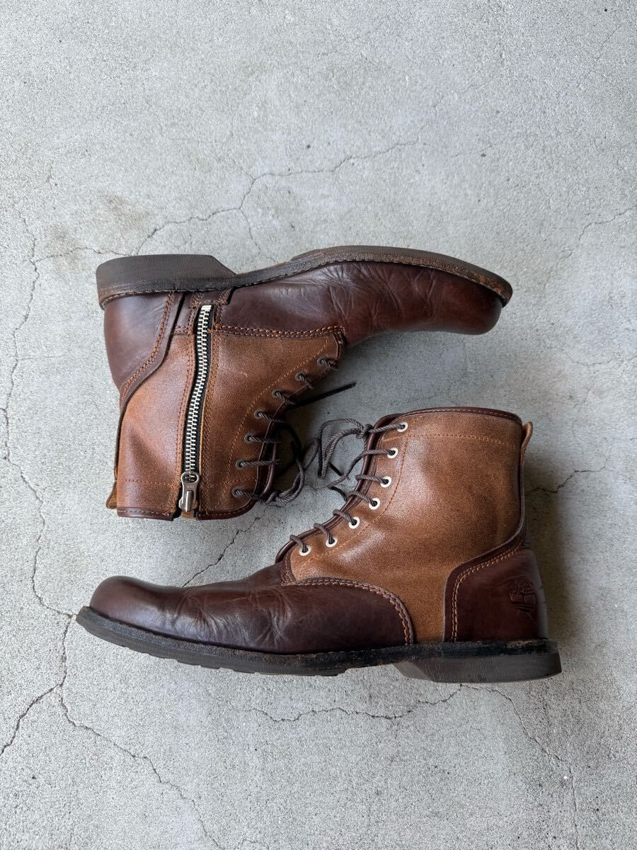 Timberland VINTAGE SIDE ZIP LEATHER BOOTS