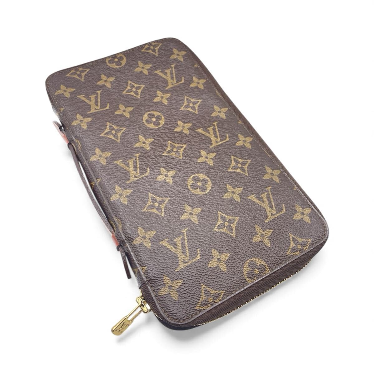 ルイヴィトン ポッシュ エスカパド モノグラム トラベルケース 長財布 ブラウン LOUIS VUITTON セカンドバッグ クラッチバッグ M60113