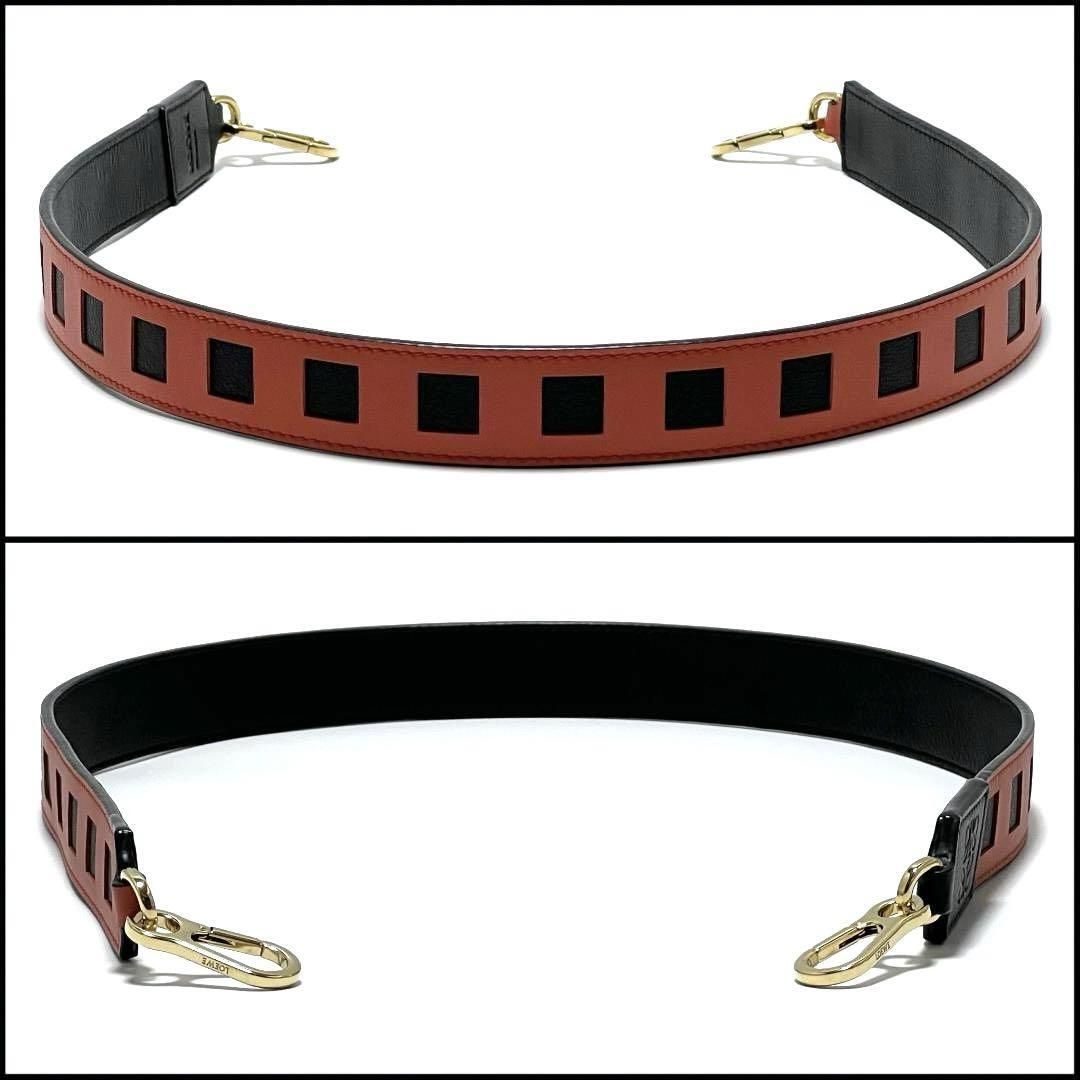 【希少・超美品】ロエベ　LOEWE　レディース　ショルダー　バッグ　ストラップ　ベルト　肩ひも　レザー
