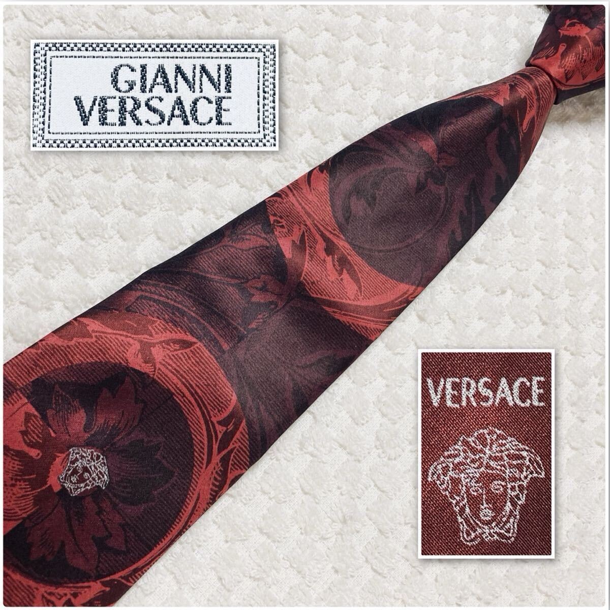 GIANNI VERSACE 幾何学模様 セーター Mサイズ 多色