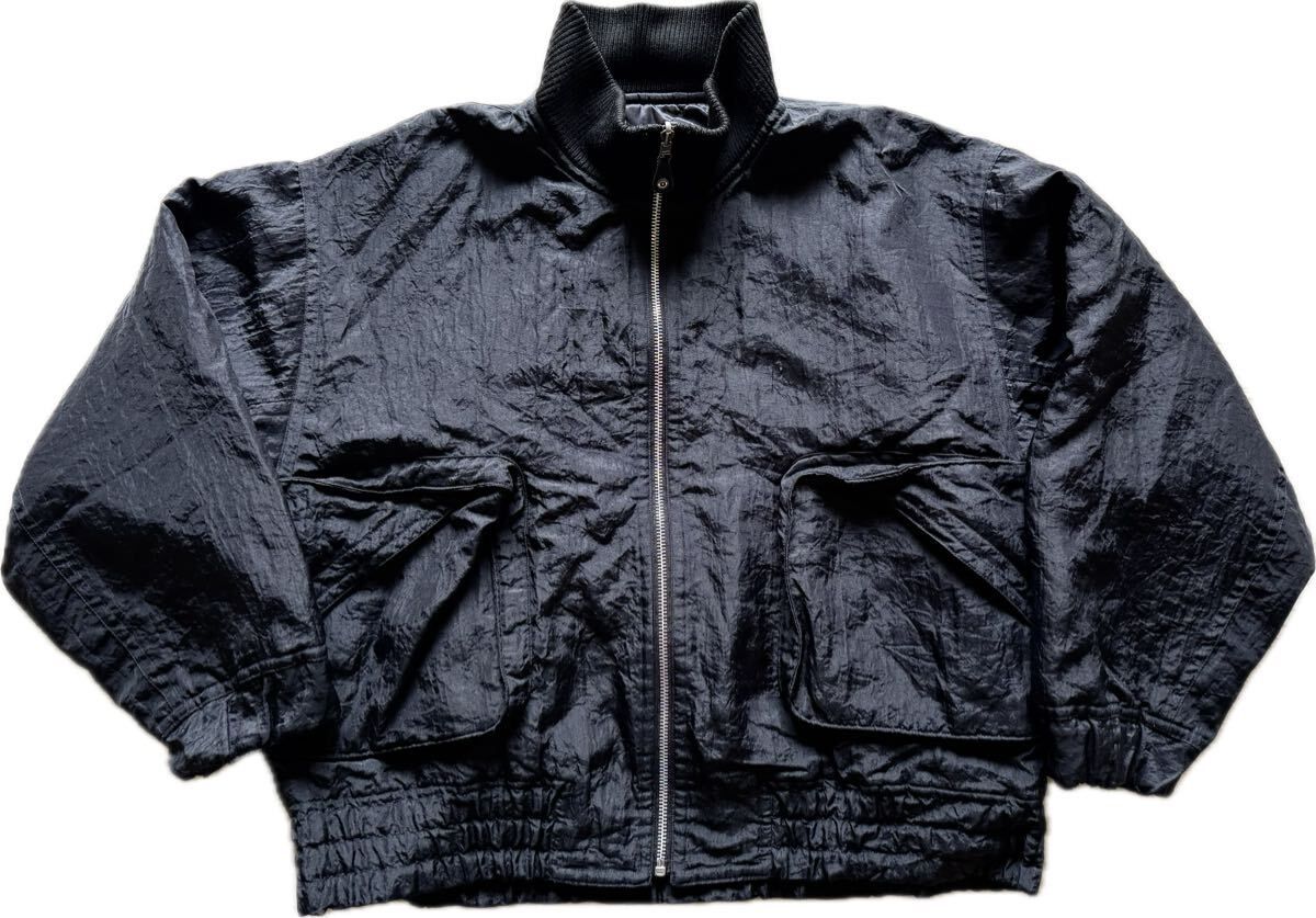 【レア】hai sporting gear ビッグポケット ブルゾン ジャケット イッセイミヤケ 黒 M