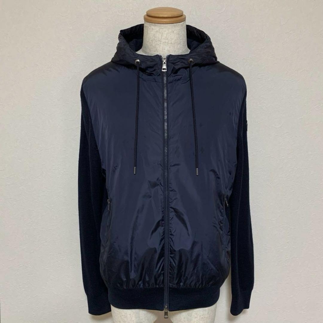 B (目立った傷や汚れなし)】〔極美品〕モンクレール 牛革 ワッペン