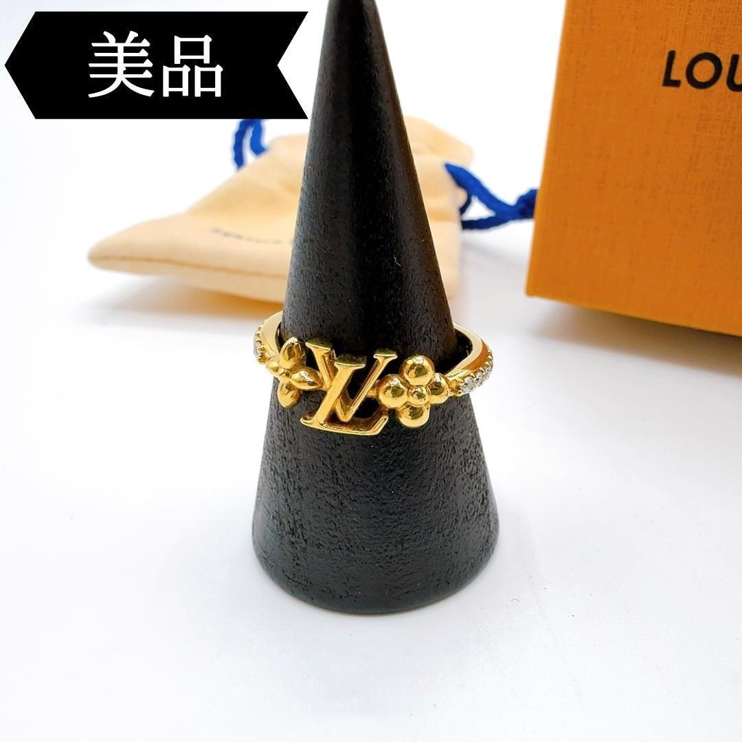 ◇ルイヴィトン◇ラインストーン/ LVアイコニック/指輪/リング/M1461M