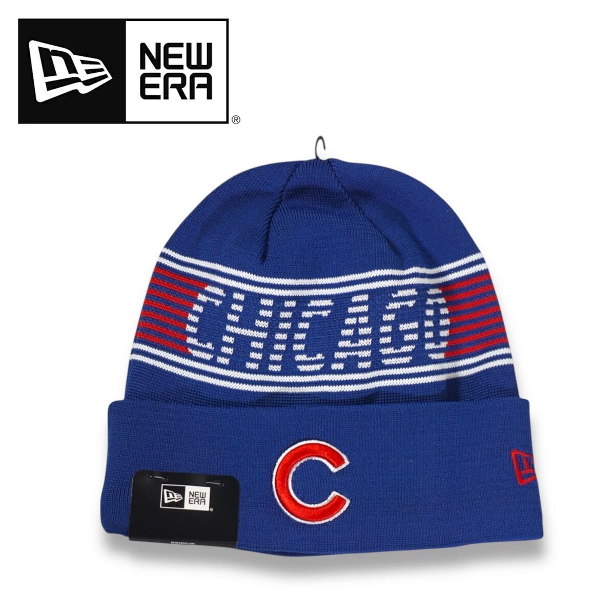 ◆日本未発売◆NEWERA Authentic Collection Chicago Cubs Sports Knit Beanie 　ニットキャップ　ビーニー ニット帽　シカゴカブス