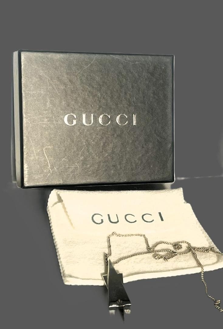 GUCCI スターオブダビデ ネックレス シルバー 925 11.7g 箱付き