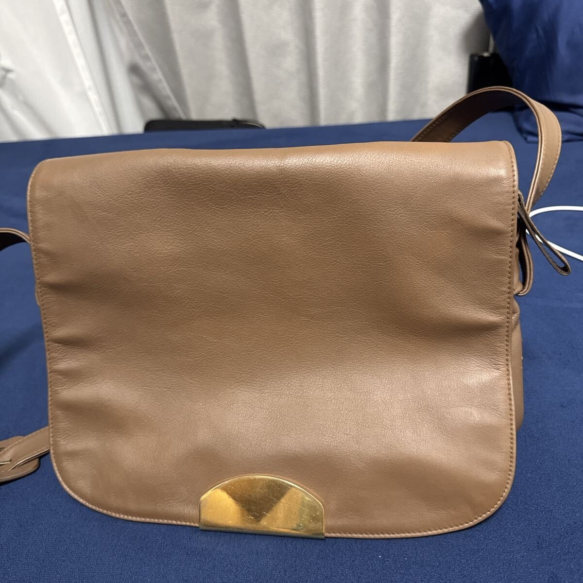 Maison Martin Margiela 12AWのブラウンレザーバッグ　