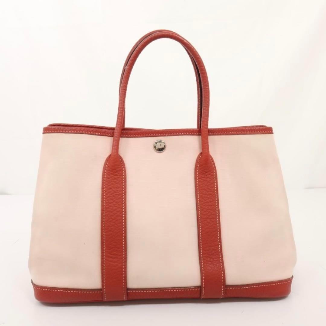 エルメス HERMES ガーデンパーティーTPM ハンドバッグ　トートバッグ シルバー金具　ミニトート　