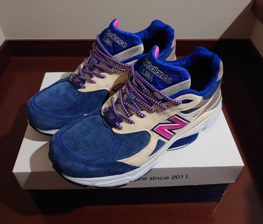 目立った傷や汚れなし】28.5cm New Balance 990V3 M990 KH3の中古  