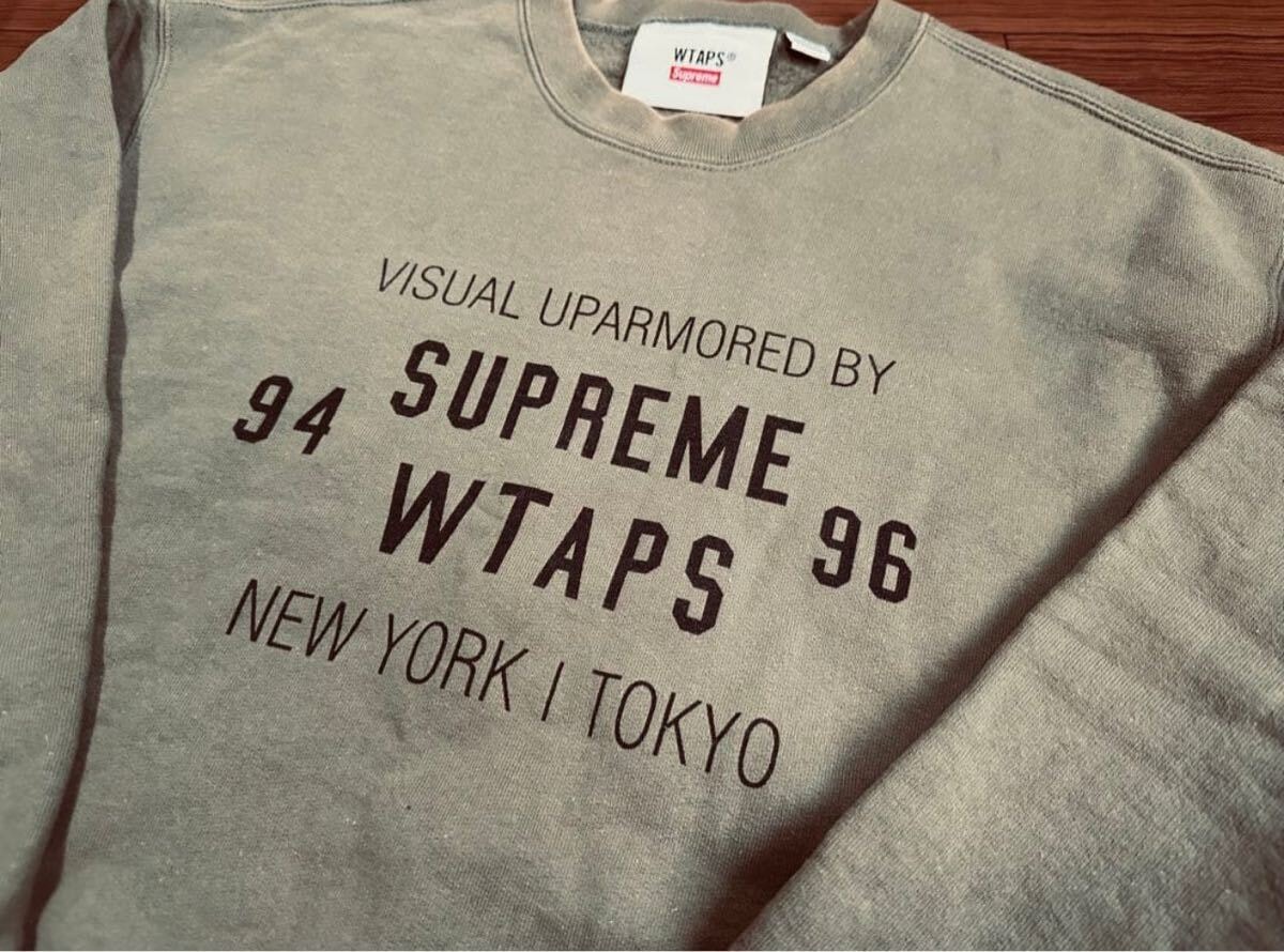 supreme × wtaps シュプリーム × ダブルタップス スウェット