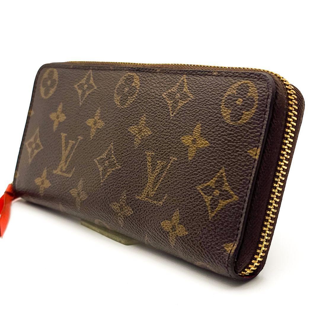 ルイヴィトン　ポルトフォイユ　クレマンス　モノグラム　オレンジ　長財布　G409 ルイヴィトン ポルトフォイユ クレマンス モノグラム オレンジ 長財布