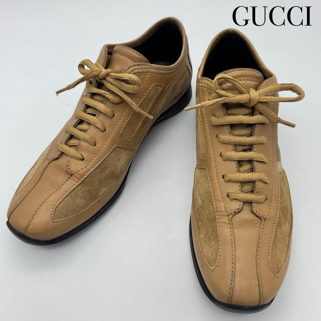B (目立った傷や汚れなし)】【極美品】GUCCI グッチ ローカット