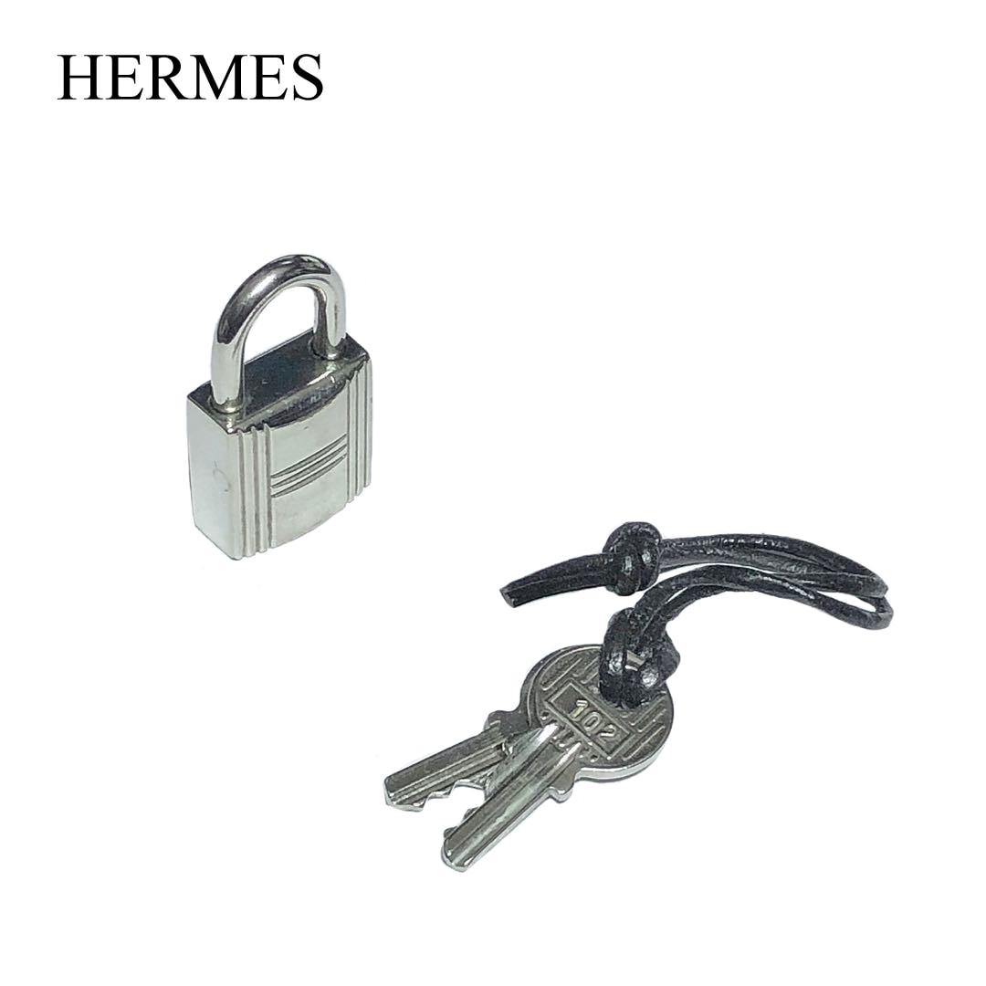 エルメス 102番 純正カデナ 鍵2本付き バッグ用